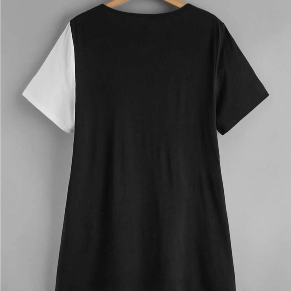 Shein Colorblock Tee Dress - Picture 6 of 6